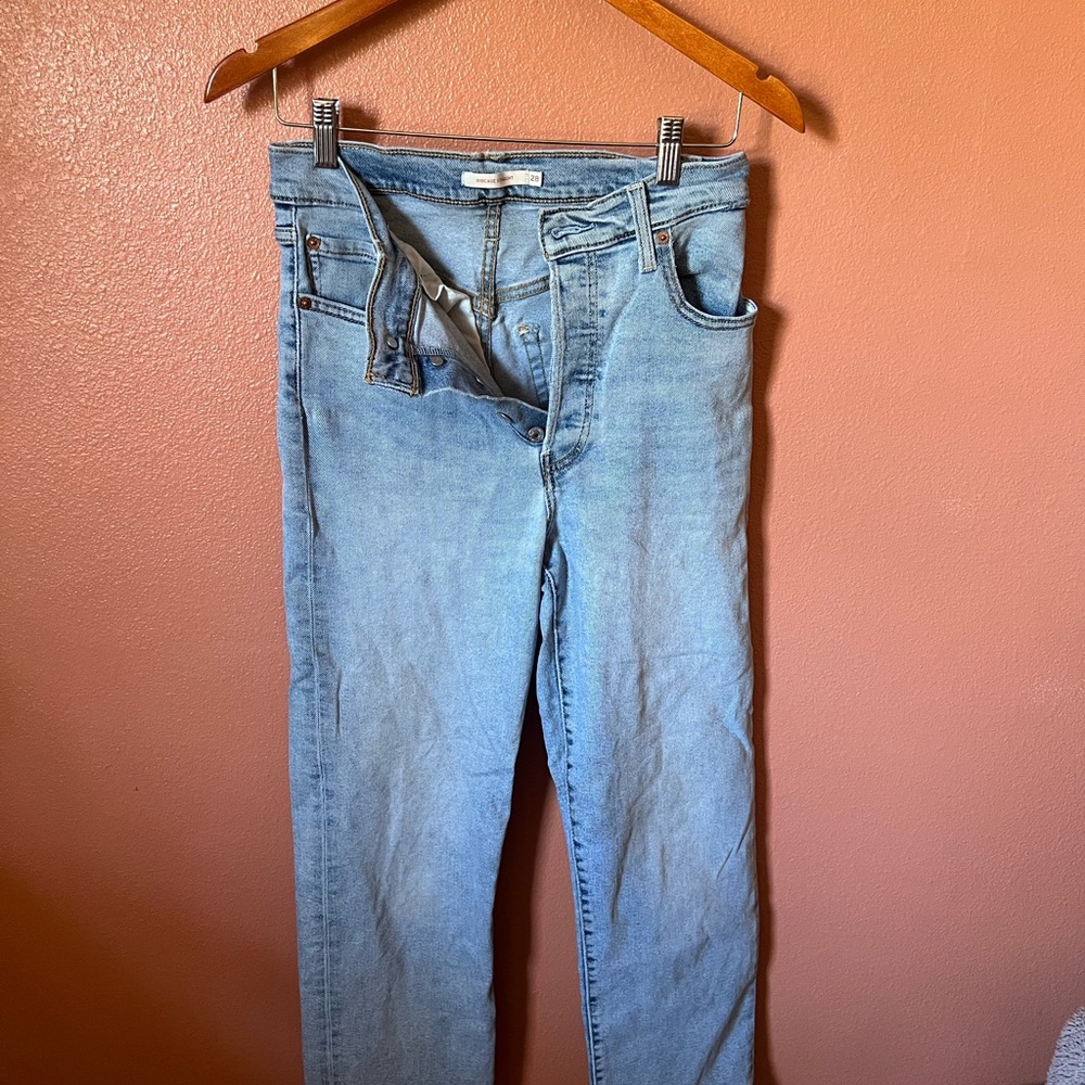 Levi’s Highwaisted Ribcage Light Blue Women's Jeans